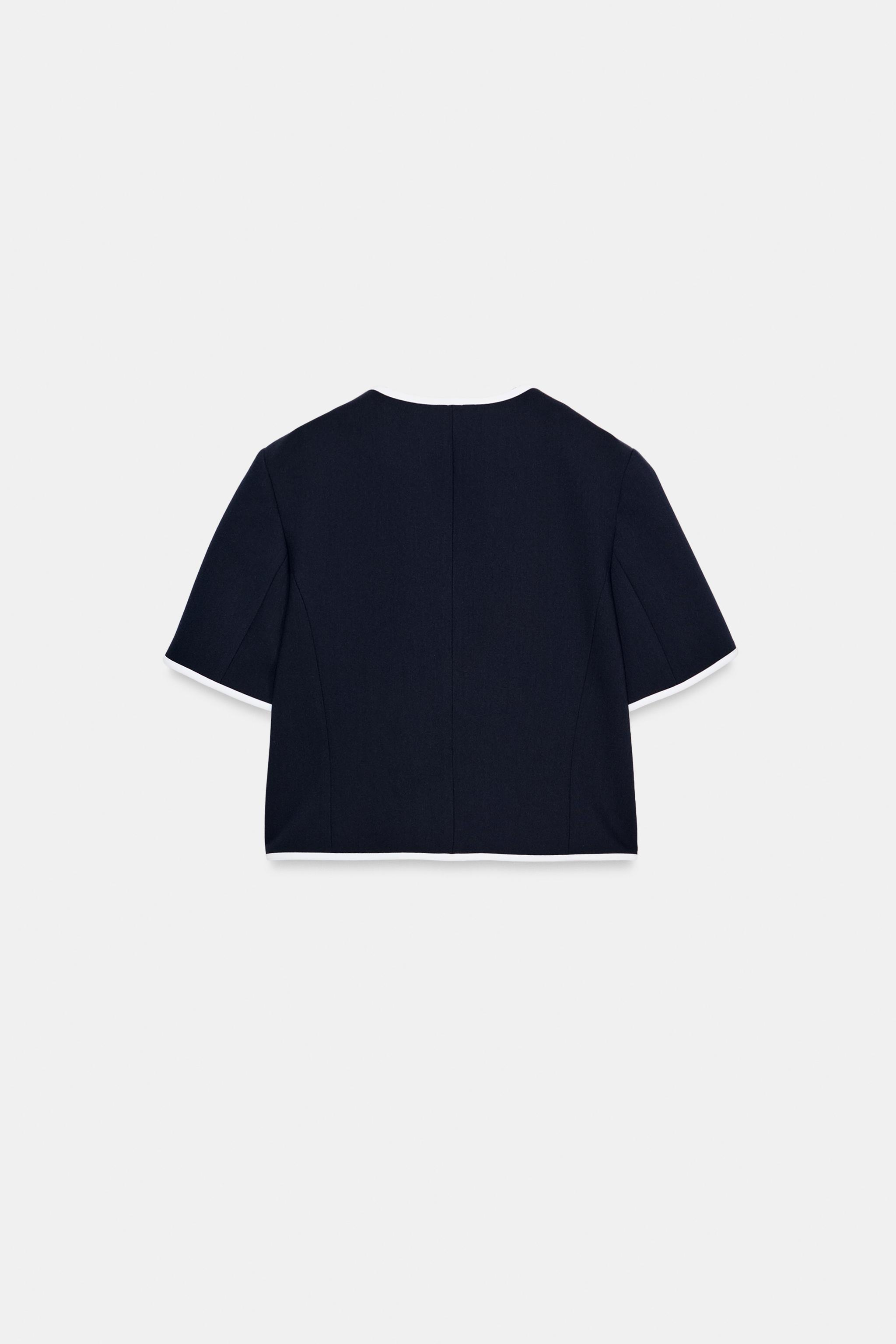 VESTE À MANCHES COURTES